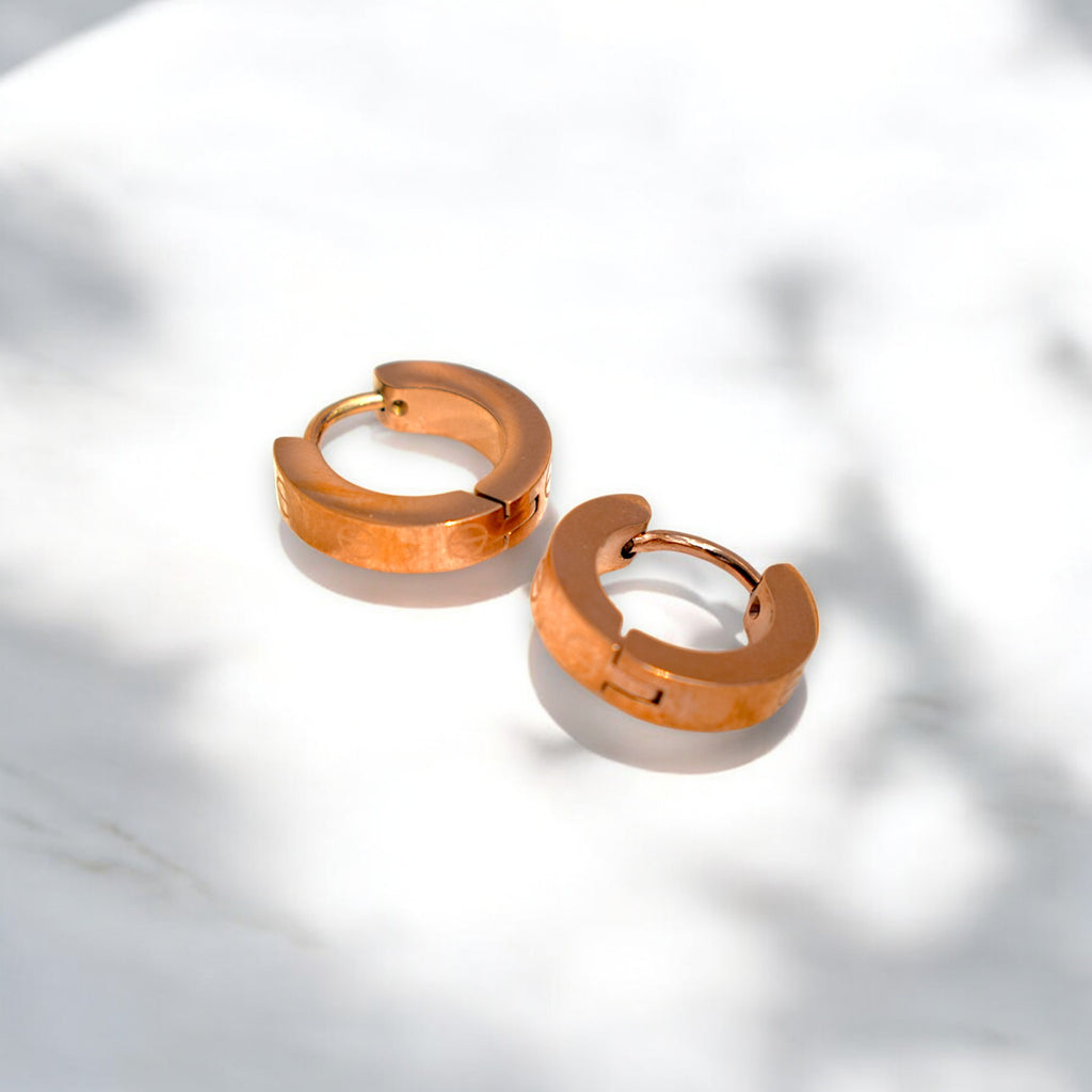 Kohaku Rose Gold 3-Pair Earring Set