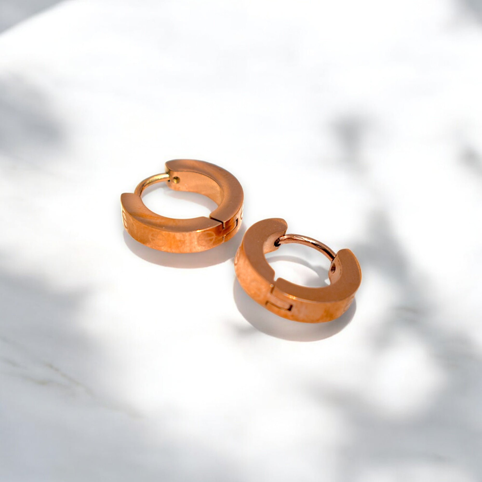 Kohaku Rose Gold 3-Pair Earring Set